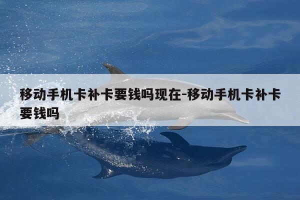 移动手机卡补卡要钱吗现在-移动手机卡补卡要钱吗-第1张图片-优惠活动网