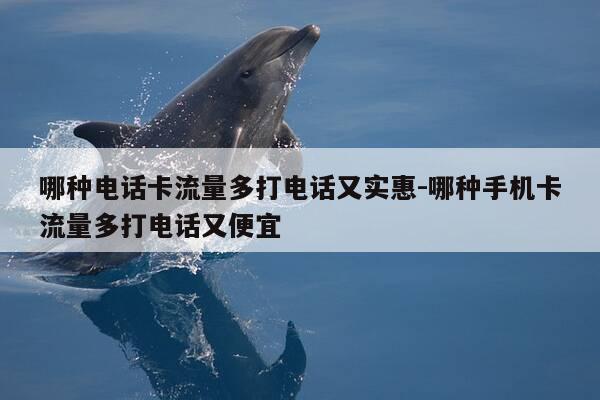 哪种电话卡流量多打电话又实惠-哪种手机卡流量多打电话又便宜-第1张图片-优惠活动网 哪种电话卡流量多打电话又实惠-哪种手机卡流量多打电话又便宜-第1张图片-优惠活动网