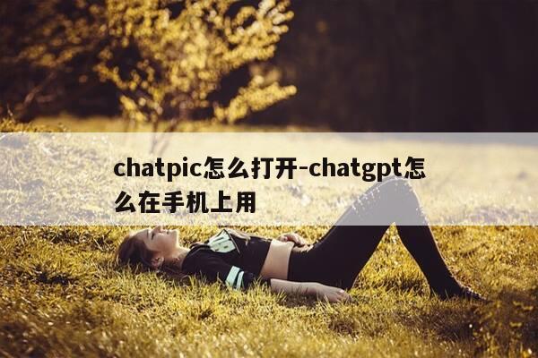 chatpic怎么打开-chatgpt怎么在手机上用-第1张图片-优惠活动网 chatpic怎么打开-chatgpt怎么在手机上用-第1张图片-优惠活动网