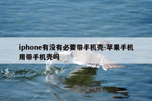 iphone有没有必要带手机壳-苹果手机用带手机壳吗-第1张图片-优惠活动网 iphone有没有必要带手机壳-苹果手机用带手机壳吗-第1张图片-优惠活动网