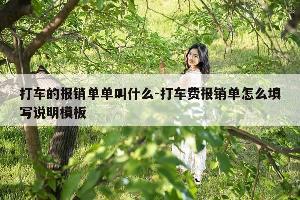 打车的报销单单叫什么-打车费报销单怎么填写说明模板-第1张图片-优惠活动网 打车的报销单单叫什么-打车费报销单怎么填写说明模板-第1张图片-优惠活动网