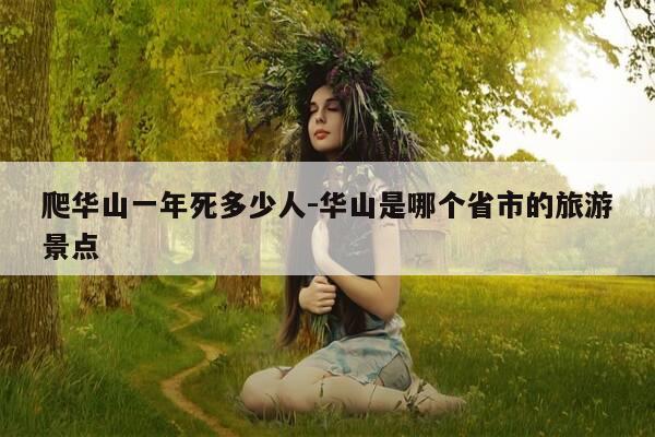 爬华山一年死多少人-华山是哪个省市的旅游景点-第1张图片-优惠活动网