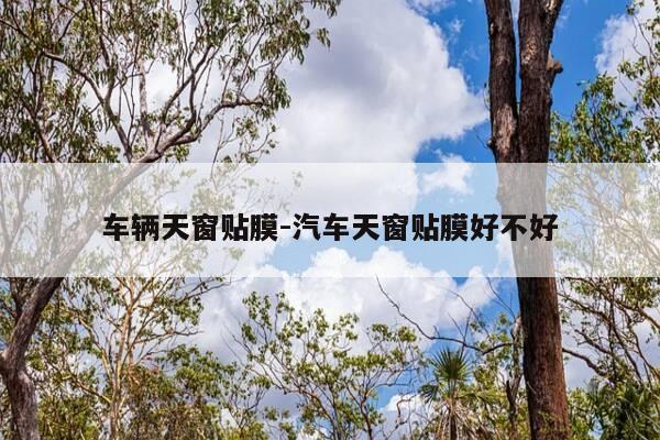 车辆天窗贴膜-汽车天窗贴膜好不好-第1张图片-优惠活动网