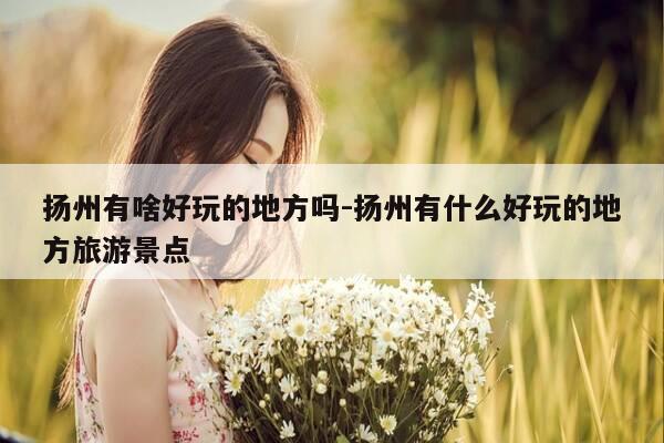 扬州有啥好玩的地方吗-扬州有什么好玩的地方旅游景点-第1张图片-优惠活动网