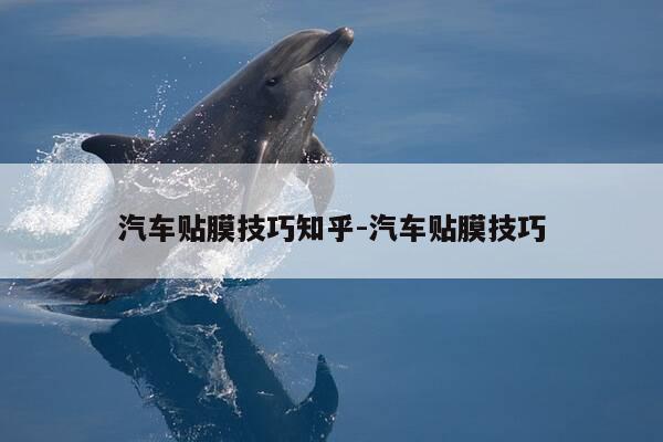 汽车贴膜技巧知乎-汽车贴膜技巧-第1张图片-优惠活动网 汽车贴膜技巧知乎-汽车贴膜技巧-第1张图片-优惠活动网