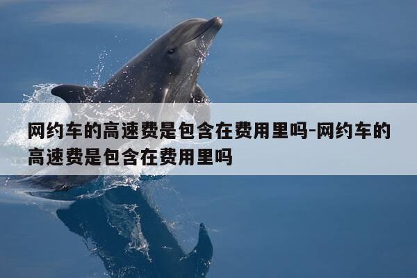 网约车的高速费是包含在费用里吗-网约车的高速费是包含在费用里吗-第1张图片-优惠活动网 网约车的高速费是包含在费用里吗-网约车的高速费是包含在费用里吗-第1张图片-优惠活动网