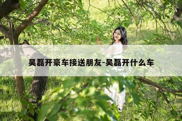 吴磊开豪车接送朋友-吴磊开什么车-第1张图片-优惠活动网 吴磊开豪车接送朋友-吴磊开什么车-第1张图片-优惠活动网