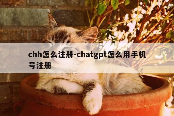 chh怎么注册-chatgpt怎么用手机号注册-第1张图片-优惠活动网 chh怎么注册-chatgpt怎么用手机号注册-第1张图片-优惠活动网