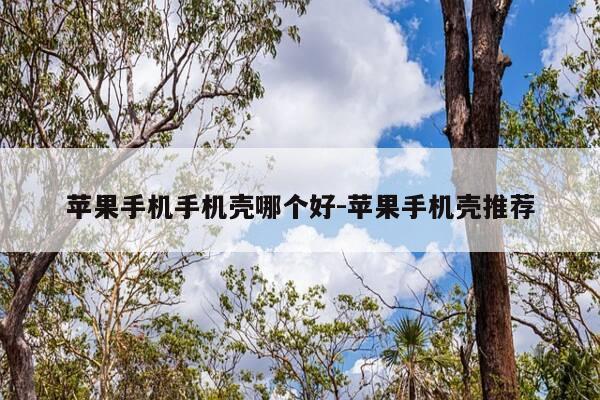 苹果手机手机壳哪个好-苹果手机壳推荐-第1张图片-优惠活动网 苹果手机手机壳哪个好-苹果手机壳推荐-第1张图片-优惠活动网