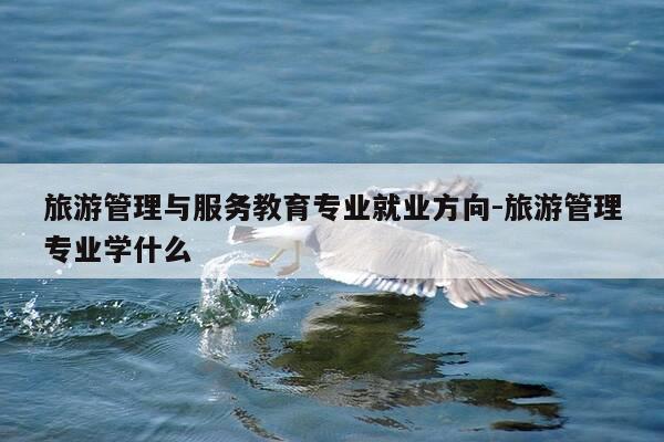 旅游管理与服务教育专业就业方向-旅游管理专业学什么-第1张图片-优惠活动网 旅游管理与服务教育专业就业方向-旅游管理专业学什么-第1张图片-优惠活动网