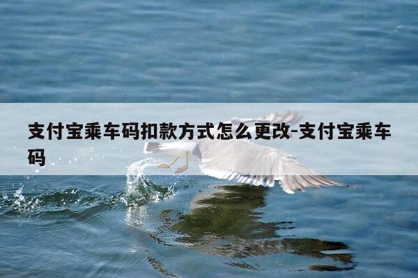 支付宝乘车码扣款方式怎么更改-支付宝乘车码-第1张图片-优惠活动网 支付宝乘车码扣款方式怎么更改-支付宝乘车码-第1张图片-优惠活动网