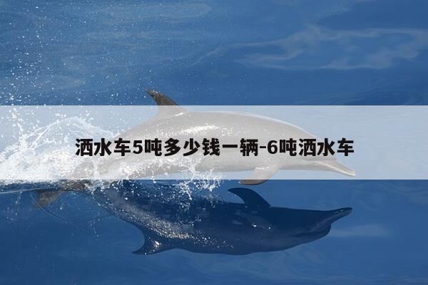 洒水车5吨多少钱一辆-6吨洒水车-第1张图片-优惠活动网