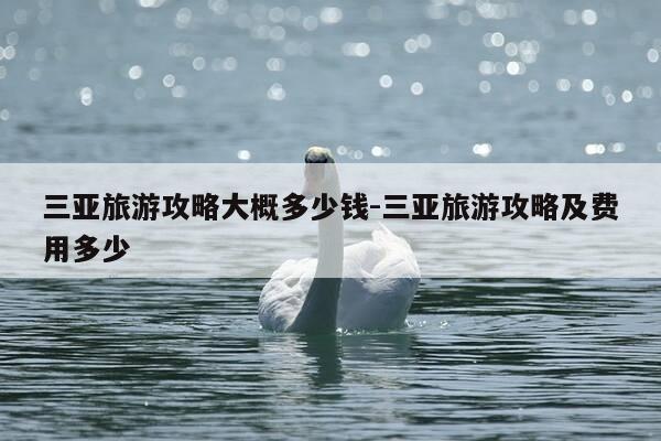 三亚旅游攻略大概多少钱-三亚旅游攻略及费用多少-第1张图片-优惠活动网