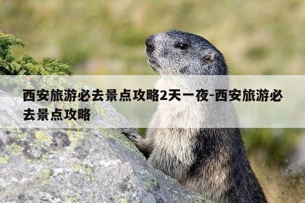 西安旅游必去景点攻略2天一夜-西安旅游必去景点攻略-第1张图片-优惠活动网