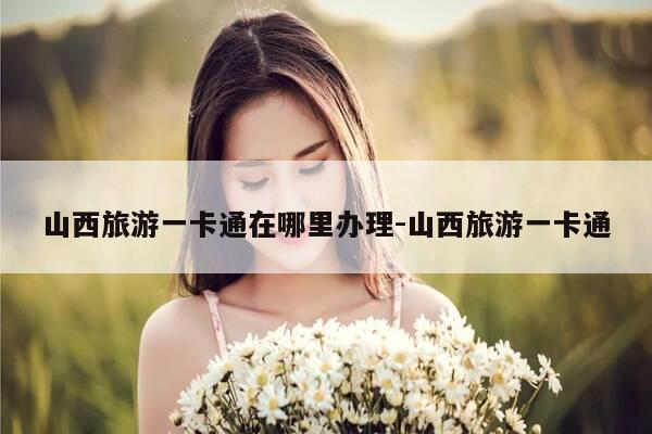 山西旅游一卡通在哪里办理-山西旅游一卡通-第1张图片-优惠活动网