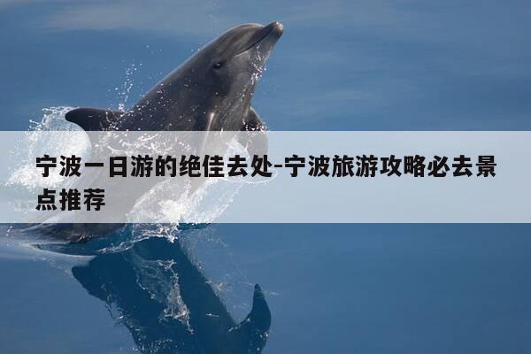 宁波一日游的绝佳去处-宁波旅游攻略必去景点推荐-第1张图片-优惠活动网