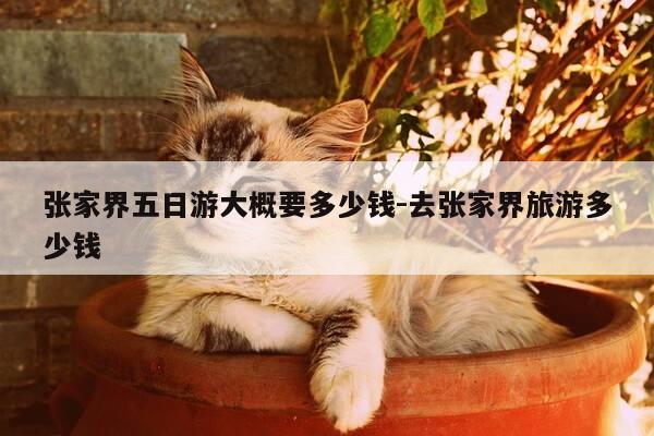 张家界五日游大概要多少钱-去张家界旅游多少钱-第1张图片-优惠活动网 张家界五日游大概要多少钱-去张家界旅游多少钱-第1张图片-优惠活动网