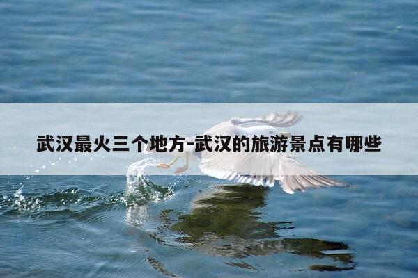 武汉最火三个地方-武汉的旅游景点有哪些-第1张图片-优惠活动网