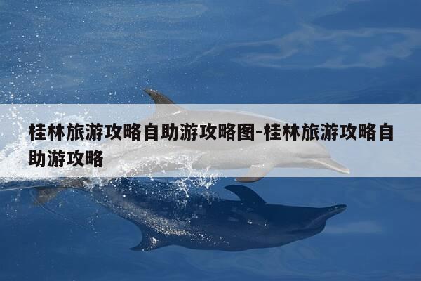 桂林旅游攻略自助游攻略图-桂林旅游攻略自助游攻略-第1张图片-优惠活动网