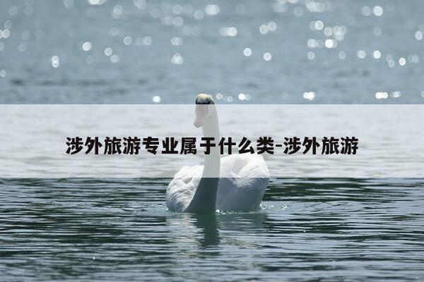 涉外旅游专业属于什么类-涉外旅游-第1张图片-优惠活动网