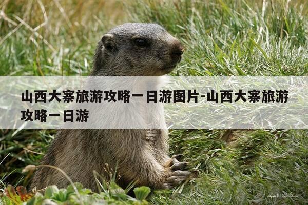 山西大寨旅游攻略一日游图片-山西大寨旅游攻略一日游-第1张图片-优惠活动网