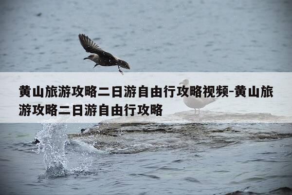 黄山旅游攻略二日游自由行攻略视频-黄山旅游攻略二日游自由行攻略-第1张图片-优惠活动网
