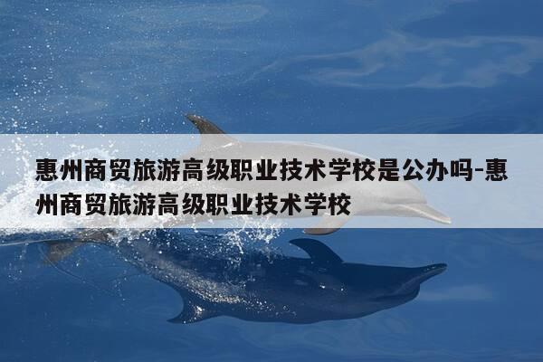 惠州商贸旅游高级职业技术学校是公办吗-惠州商贸旅游高级职业技术学校-第1张图片-优惠活动网