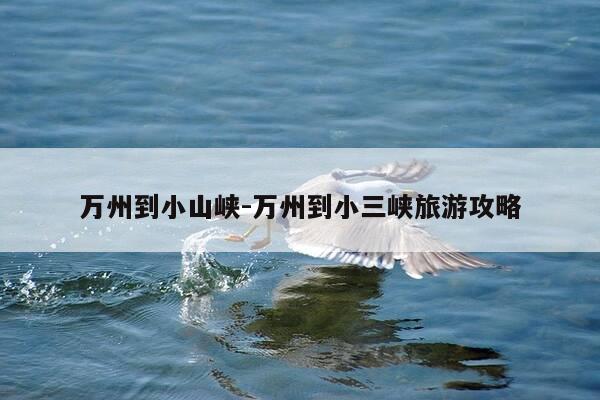 万州到小山峡-万州到小三峡旅游攻略-第1张图片-优惠活动网 万州到小山峡-万州到小三峡旅游攻略-第1张图片-优惠活动网