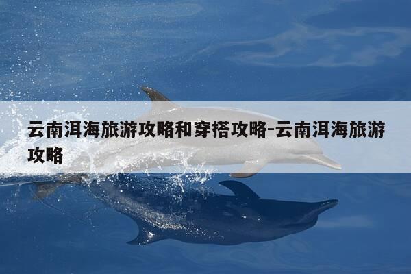 云南洱海旅游攻略和穿搭攻略-云南洱海旅游攻略-第1张图片-优惠活动网 云南洱海旅游攻略和穿搭攻略-云南洱海旅游攻略-第1张图片-优惠活动网