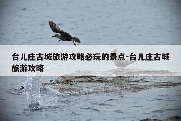 台儿庄古城旅游攻略必玩的景点-台儿庄古城旅游攻略-第1张图片-优惠活动网