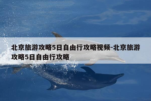 北京旅游攻略5日自由行攻略视频-北京旅游攻略5日自由行攻略-第1张图片-优惠活动网 北京旅游攻略5日自由行攻略视频-北京旅游攻略5日自由行攻略-第1张图片-优惠活动网