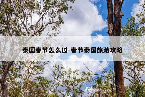 泰国春节怎么过-春节泰国旅游攻略-第1张图片-优惠活动网 泰国春节怎么过-春节泰国旅游攻略-第1张图片-优惠活动网