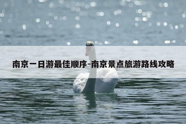 南京一日游最佳顺序-南京景点旅游路线攻略-第1张图片-优惠活动网