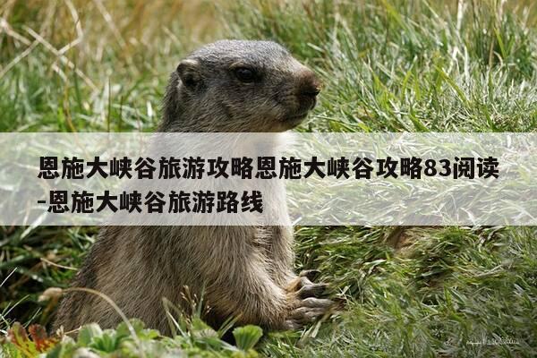恩施大峡谷旅游攻略恩施大峡谷攻略83阅读-恩施大峡谷旅游路线-第1张图片-优惠活动网