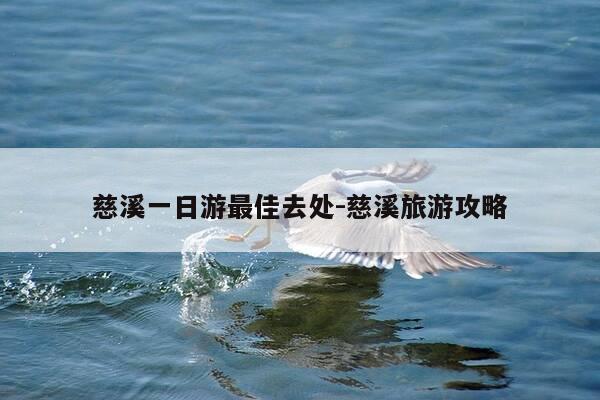 慈溪一日游最佳去处-慈溪旅游攻略-第1张图片-优惠活动网 慈溪一日游最佳去处-慈溪旅游攻略-第1张图片-优惠活动网