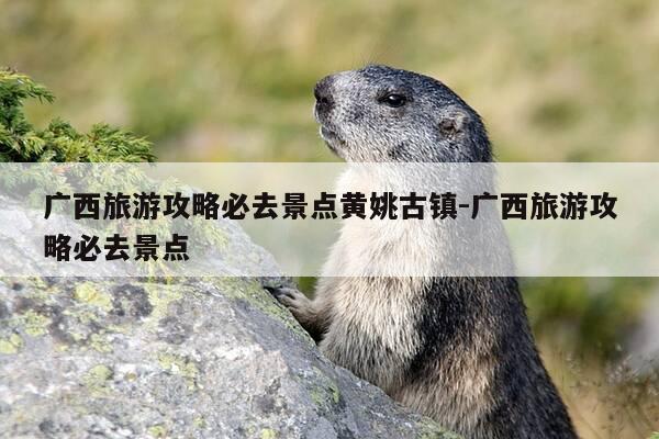 广西旅游攻略必去景点黄姚古镇-广西旅游攻略必去景点-第1张图片-优惠活动网 广西旅游攻略必去景点黄姚古镇-广西旅游攻略必去景点-第1张图片-优惠活动网