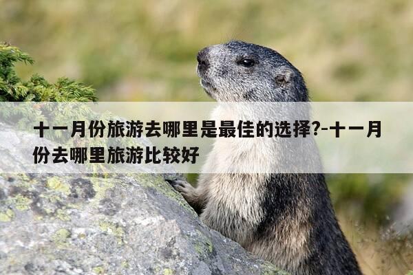 十一月份旅游去哪里是最佳的选择?-十一月份去哪里旅游比较好-第1张图片-优惠活动网 十一月份旅游去哪里是最佳的选择?-十一月份去哪里旅游比较好-第1张图片-优惠活动网