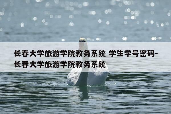 长春大学旅游学院教务系统 学生学号密码-长春大学旅游学院教务系统-第1张图片-优惠活动网