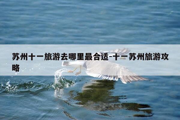 苏州十一旅游去哪里最合适-十一苏州旅游攻略-第1张图片-优惠活动网 苏州十一旅游去哪里最合适-十一苏州旅游攻略-第1张图片-优惠活动网