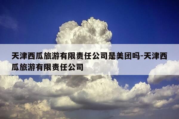 天津西瓜旅游有限责任公司是美团吗-天津西瓜旅游有限责任公司-第1张图片-优惠活动网