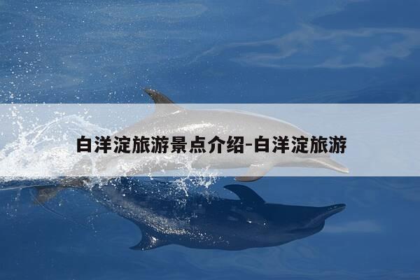 白洋淀旅游景点介绍-白洋淀旅游-第1张图片-优惠活动网
