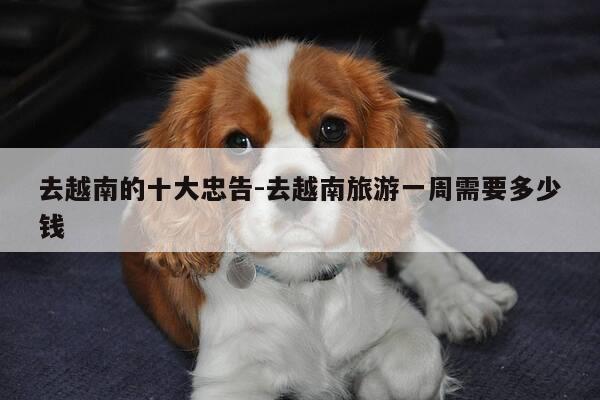 去越南的十大忠告-去越南旅游一周需要多少钱-第1张图片-优惠活动网