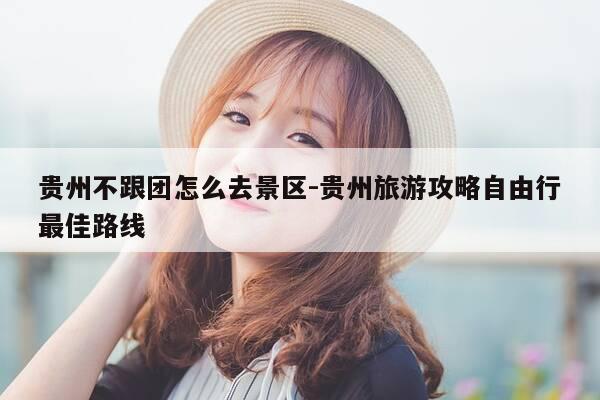 贵州不跟团怎么去景区-贵州旅游攻略自由行最佳路线-第1张图片-优惠活动网