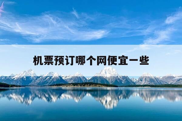 机票预订哪个网便宜一些-机票哪个平台订-第1张图片-优惠活动网
