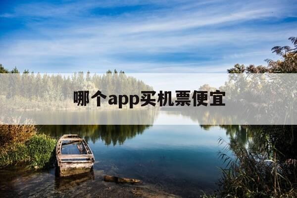 哪个app买机票便宜-买低价机票的app-第1张图片-优惠活动网