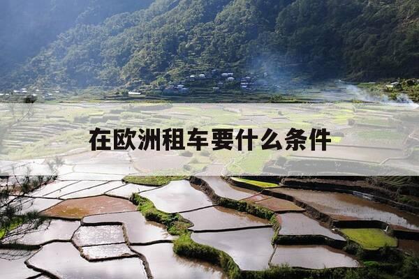 在欧洲租车要什么条件-欧北租车-第1张图片-优惠活动网