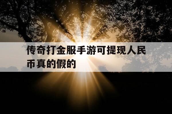 传奇打金服手游可提现人民币真的假的-传奇打金服可提现人民币赚钱???-第1张图片-优惠活动网 传奇打金服手游可提现人民币真的假的-传奇打金服可提现人民币赚钱???-第1张图片-优惠活动网