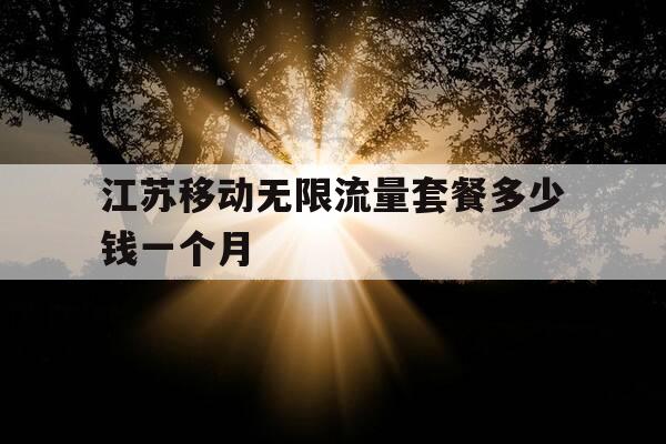 江苏移动无限流量套餐多少钱一个月-南京移动无限流量套餐多少钱-第1张图片-优惠活动网 江苏移动无限流量套餐多少钱一个月-南京移动无限流量套餐多少钱-第1张图片-优惠活动网