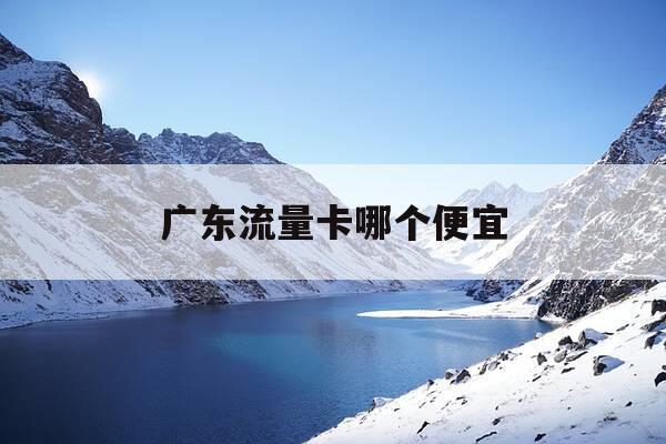 广东流量卡哪个便宜-广东什么电话卡流量多又便宜-第1张图片-优惠活动网