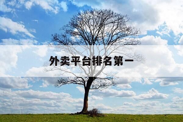 外卖平台排名第一-外卖平台前十-第1张图片-优惠活动网